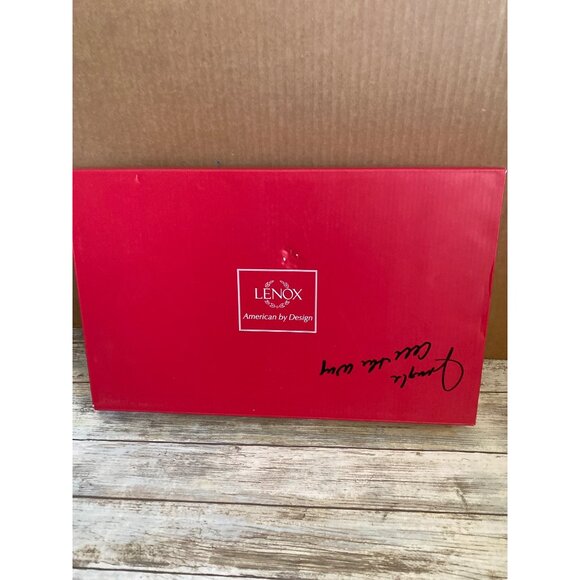 Lenox Holiday Jingle All the Way14.5" Porcelain Platter Gold Trim Christmas - Picture 3 of 13